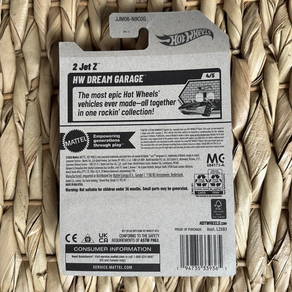 Treasure Hunt 2 Jet Z Hot Wheels Diecast Car Collectible Hotwheels 2026 Series 🆕